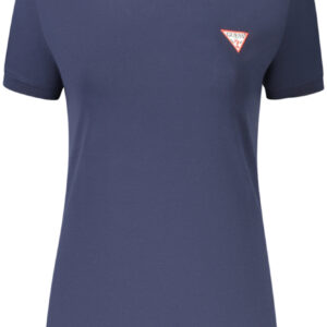 GUESS JEANS WOMEN'S SHORT SLEEVE T-SHIRT BLUE