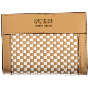 GUESS JEANS WOMEN'S WALLET BROWN