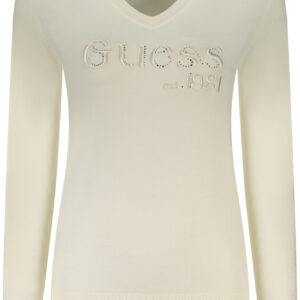 GUESS JEANS WOMEN'S WHITE SWEATER