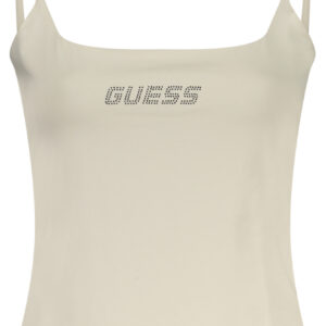 GUESS JEANS WOMEN'S WHITE TANK TOP