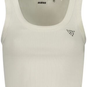 GUESS JEANS WOMEN'S WHITE TANK TOP
