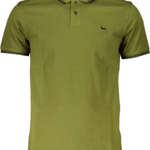 HARMONT & BLAINE GREEN MEN'S SHORT SLEEVED POLO SHIRT