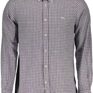 HARMONT & BLAINE LONG SLEEVE SHIRT MEN PURPLE