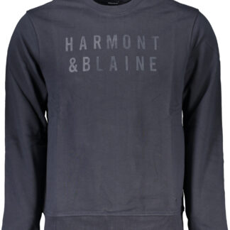 HARMONT & BLAINE MEN'S BLUE ZIPLESS SWEATSHIRT