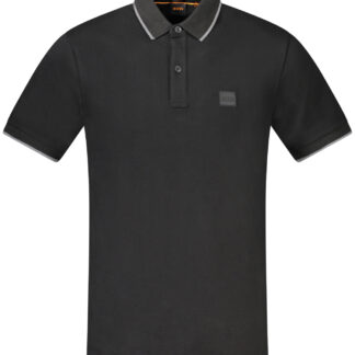 HUGO BOSS POLO SHORT SLEEVE MEN BLACK