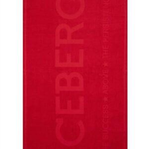 ICEBERG MEN'S RED BEACH TOWEL