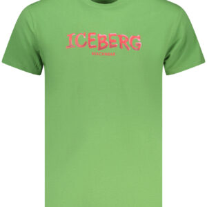 ICEBERG MEN'S SHORT-SLEEVED T-SHIRT GREEN