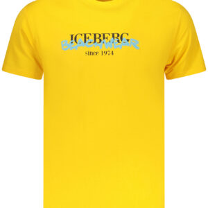 ICEBERG MEN'S SHORT-SLEEVED T-SHIRT YELLOW