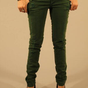 JOHN GALLIANO JEANS DENIM WOMAN GREEN
