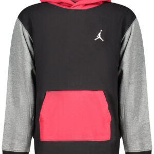 JORDAN KIDS' BLACK ZIP-UP SWEATSHIRT