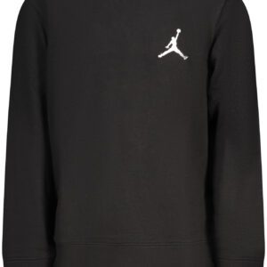 JORDAN KIDS' BLACK ZIP-UP SWEATSHIRT