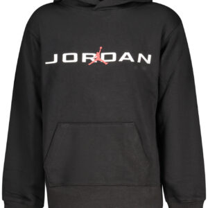 JORDAN KIDS' BLACK ZIP-UP SWEATSHIRT
