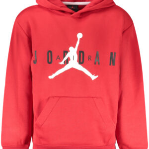 JORDAN MEN'S RED ZIP-UP SWEATSHIRT