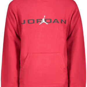 JORDAN RED ZIP-UP SWEATSHIRT FOR KIDS