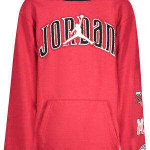 JORDAN RED ZIP-UP SWEATSHIRT FOR KIDS