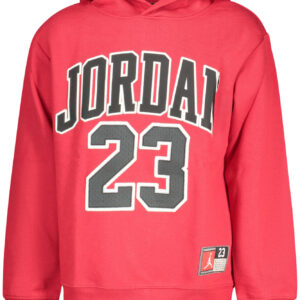 JORDAN RED ZIP-UP SWEATSHIRT FOR KIDS