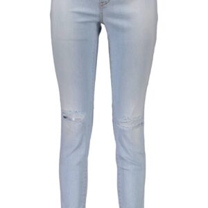 JUST CAVALLI JEANS DENIM WOMAN LIGHT BLUE