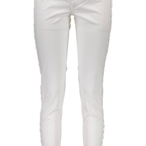 JUST CAVALLI WOMEN'S WHITE TROUSERS