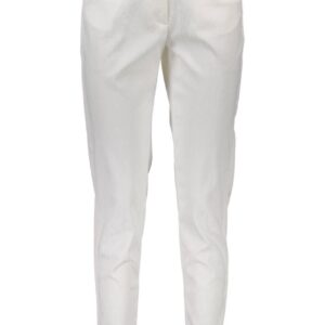 JUST CAVALLI WOMEN'S WHITE TROUSERS