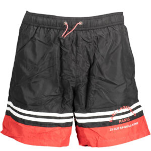 KARL LAGERFELD BEACHWEAR SWIMSUIT BLACK MEN'S BOTTOM