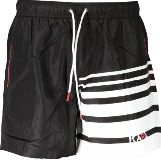 KARL LAGERFELD BEACHWEAR SWIMSUIT BLACK MEN'S BOTTOM