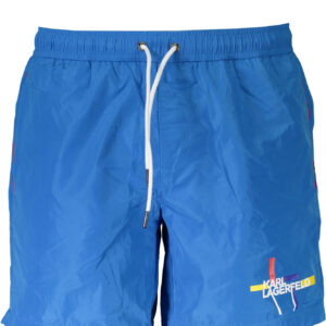 KARL LAGERFELD BEACHWEAR SWIMSUIT BOTTOM MEN BLUE