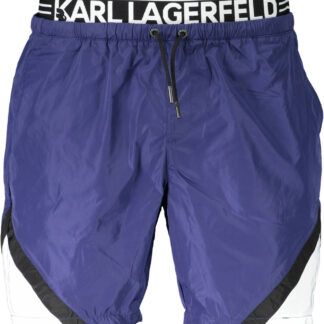 KARL LAGERFELD BEACHWEAR SWIMSUIT BOTTOM MEN BLUE