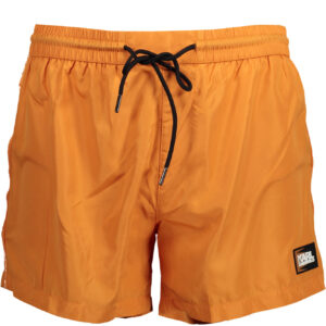 KARL LAGERFELD BEACHWEAR SWIMSUIT BOTTOM MEN ORANGE