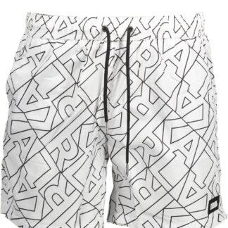 KARL LAGERFELD BEACHWEAR SWIMSUIT BOTTOM MEN WHITE