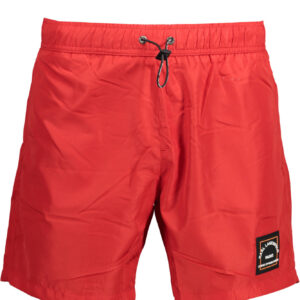 KARL LAGERFELD BEACHWEAR SWIMSUIT MEN'S BOTTOM RED