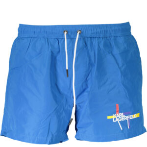 KARL LAGERFELD BEACHWEAR SWIMSUIT PART UNDER MAN BLUE