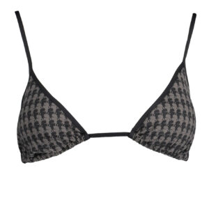 KARL LAGERFELD BEACHWEAR SWIMSUIT PARTS ABOVE WOMAN BLACK