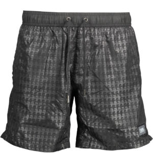KARL LAGERFELD BEACHWEAR SWIMSUIT PARTS UNDER MAN BLACK