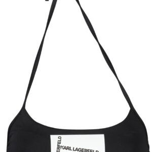 KARL LAGERFELD BEACHWEAR SWIMSUIT TOP WOMEN BLACK
