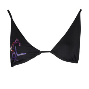 KARL LAGERFELD SWIMSUIT PARTS ABOVE WOMAN BLACK