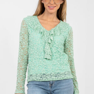 Kanten blouse model 223839 Rue Paris