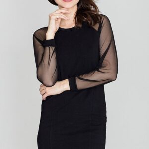 Korte jurk model 119331 Lenitif