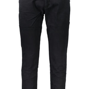 LA MARTINA BLACK MEN'S TROUSERS