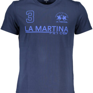 LA MARTINA LONG SLEEVE T-SHIRT MEN BLUE