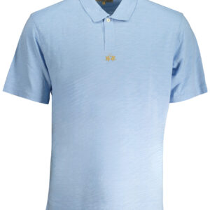 LA MARTINA MEN'S BLUE SHORT SLEEVED POLO SHIRT