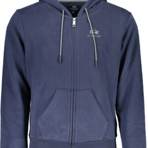 LA MARTINA MEN'S BLUE ZIP SWEATSHIRT