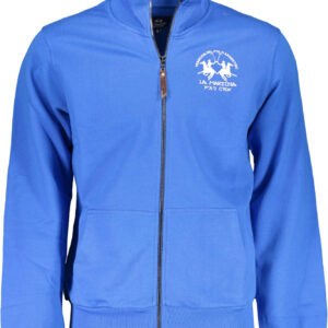 LA MARTINA MEN'S BLUE ZIP-UP SWEATSHIRT