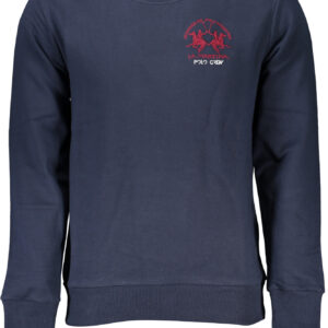 LA MARTINA MEN'S BLUE ZIPLESS SWEATSHIRT