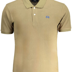 LA MARTINA MEN'S GREEN SHORT SLEEVED POLO SHIRT