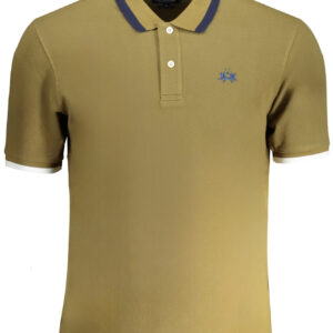 LA MARTINA MEN'S GREEN SHORT-SLEEVED POLO SHIRT