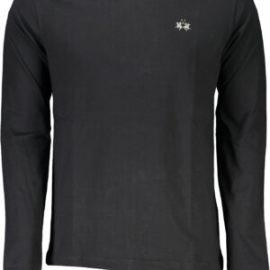 LA MARTINA MEN'S LONG SLEEVE T-SHIRT BLACK
