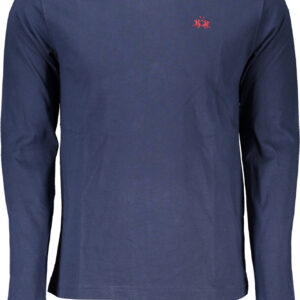 LA MARTINA MEN'S LONG SLEEVE T-SHIRT BLUE