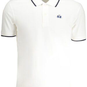 LA MARTINA MEN'S SHORT SLEEVE POLO WHITE