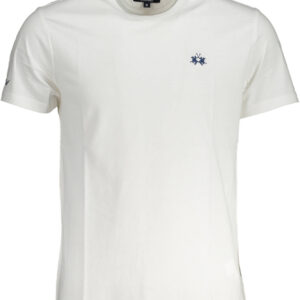 LA MARTINA MEN'S SHORT SLEEVE T-SHIRT WHITE
