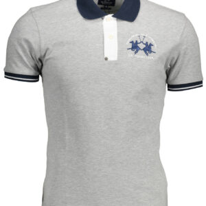 LA MARTINA POLO SHORT SLEEVE MAN GRAY